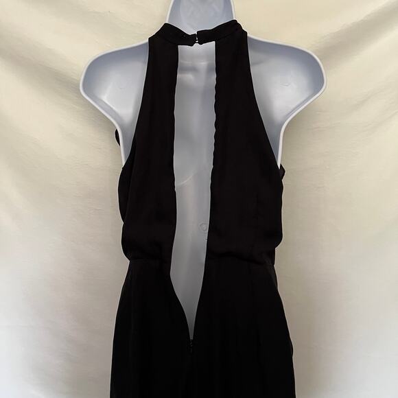IMPECCABLE PIG Halter Top Short Womens Romper Sz Small Black Flutter Whimsigoth - Picture 8 of 14
